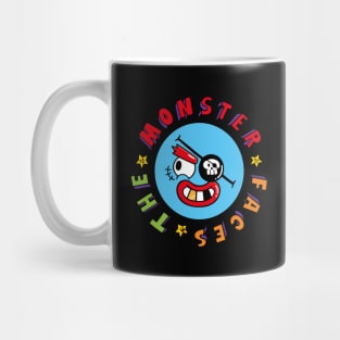 Funny Eye Patch With Pirate Monster Face Mug